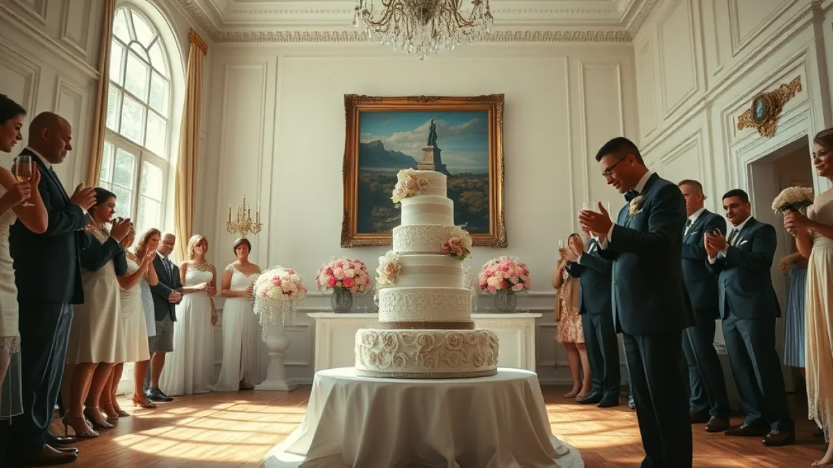 He Cut His Wedding Cake And Found What She Hidden Inside