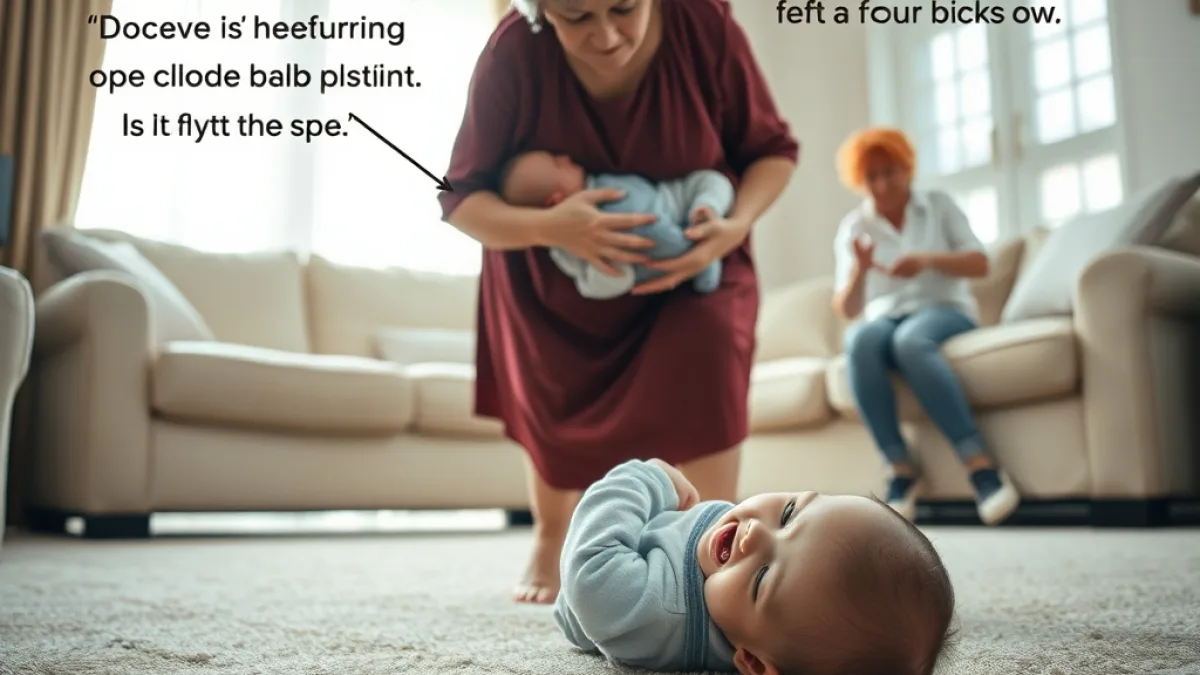 A Wicked Mother In Law Drops A Baby On Purpose - Viral Story