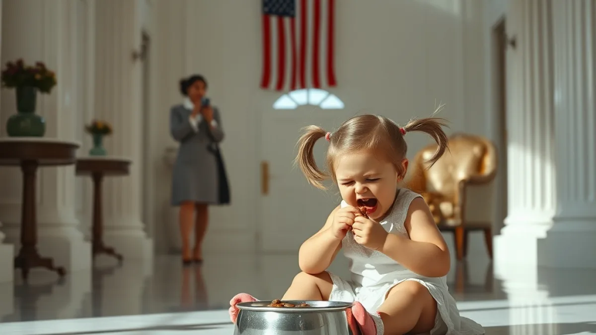 A Father Finds His Little Girl Crying On Marble
