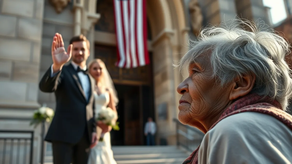 A Poor Woman Interrupted My Wedding With One Forgotten Photo