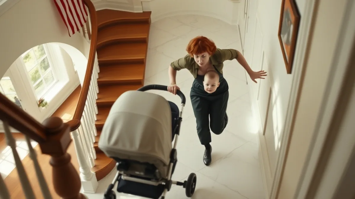 The Rich Mother Pushed Her Baby Down The Grand Stairs
