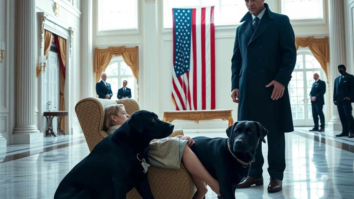 His Guard Dog Protects The Woman He Tried To Evict