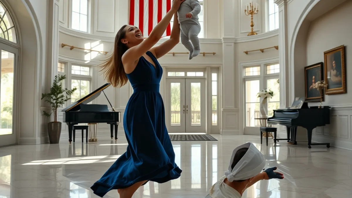 The Maid Caught the Baby Before It Hit Marble Floor - Viral Story