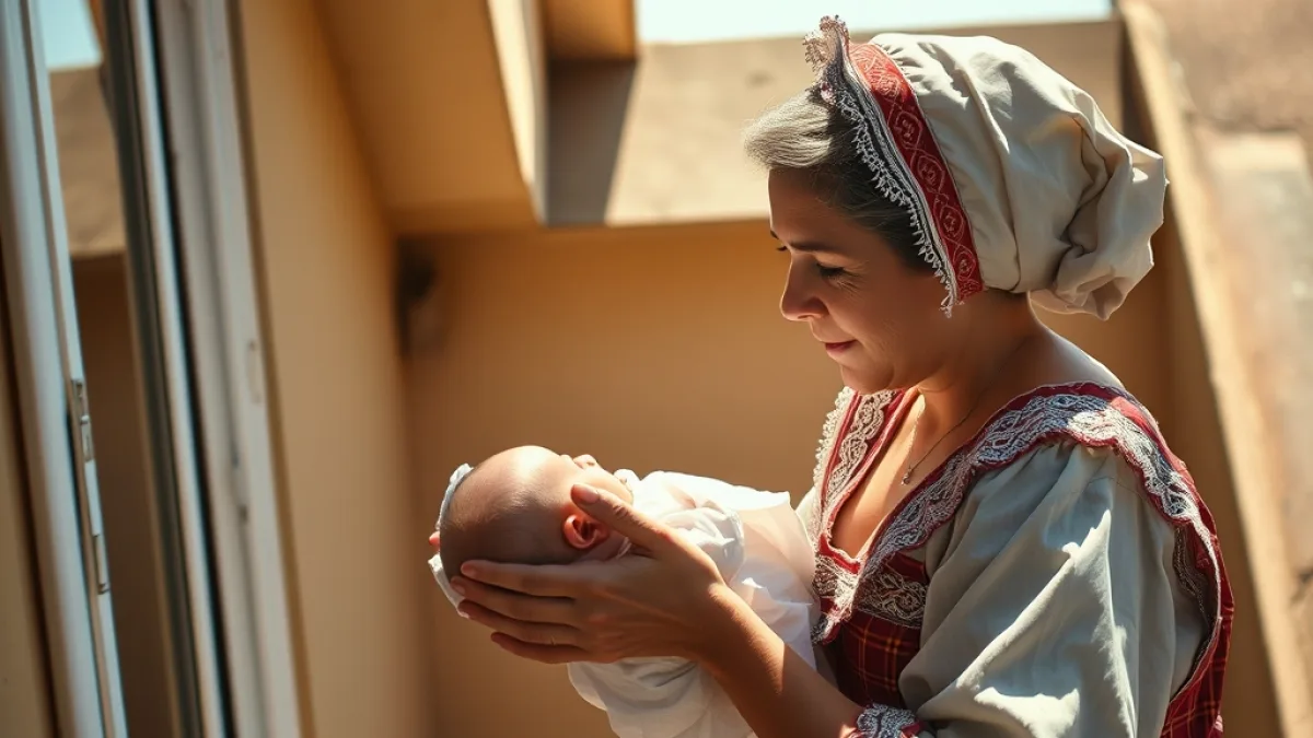 When A Desperate Maid Caught The Baby Thrown From The Balcony