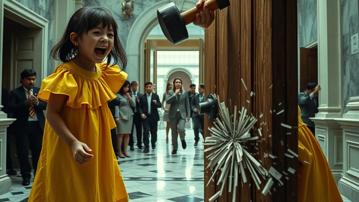 Little Girl Smashes Mansion Vault to Save Lost Mother