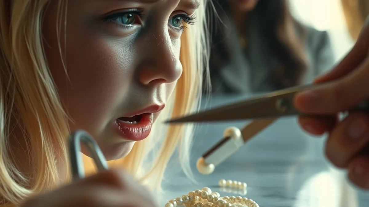 The Cruel Stepmother Cut The Pearl Necklace In Anger - Viral Story