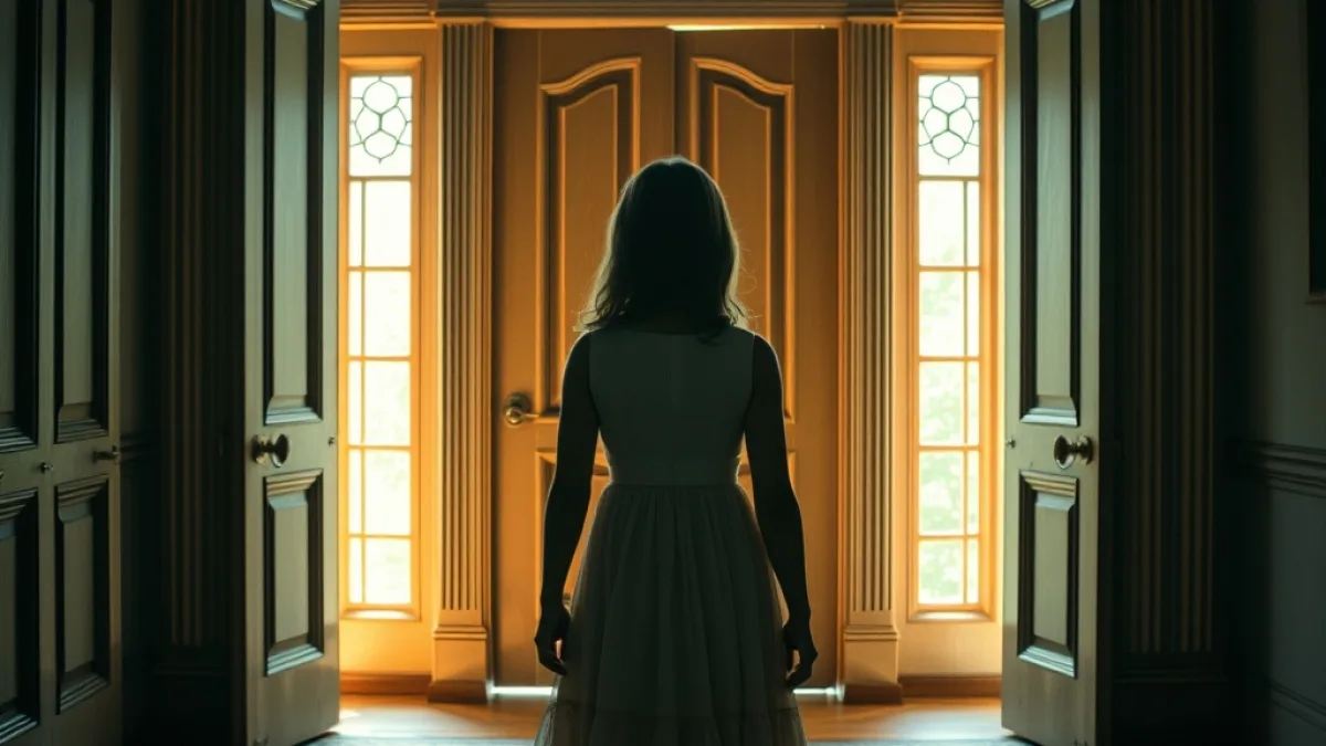 The Secret Daughter Hidden Behind Mansion Doors