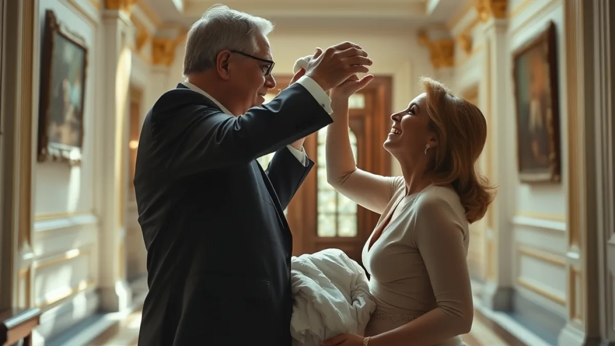 Billionaire Catches Wife Throwing Baby In Grand Foyer - Viral Story