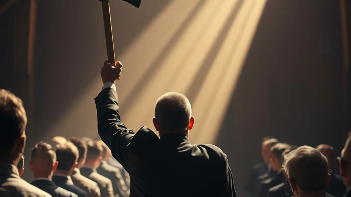 The Prisoner Raised An Axe At The Funeral Until The Coffin Revealed A Secret - Viral Story