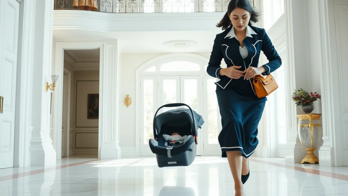 The Rich Stepmother Dropped The Carrier To Frame The Maid