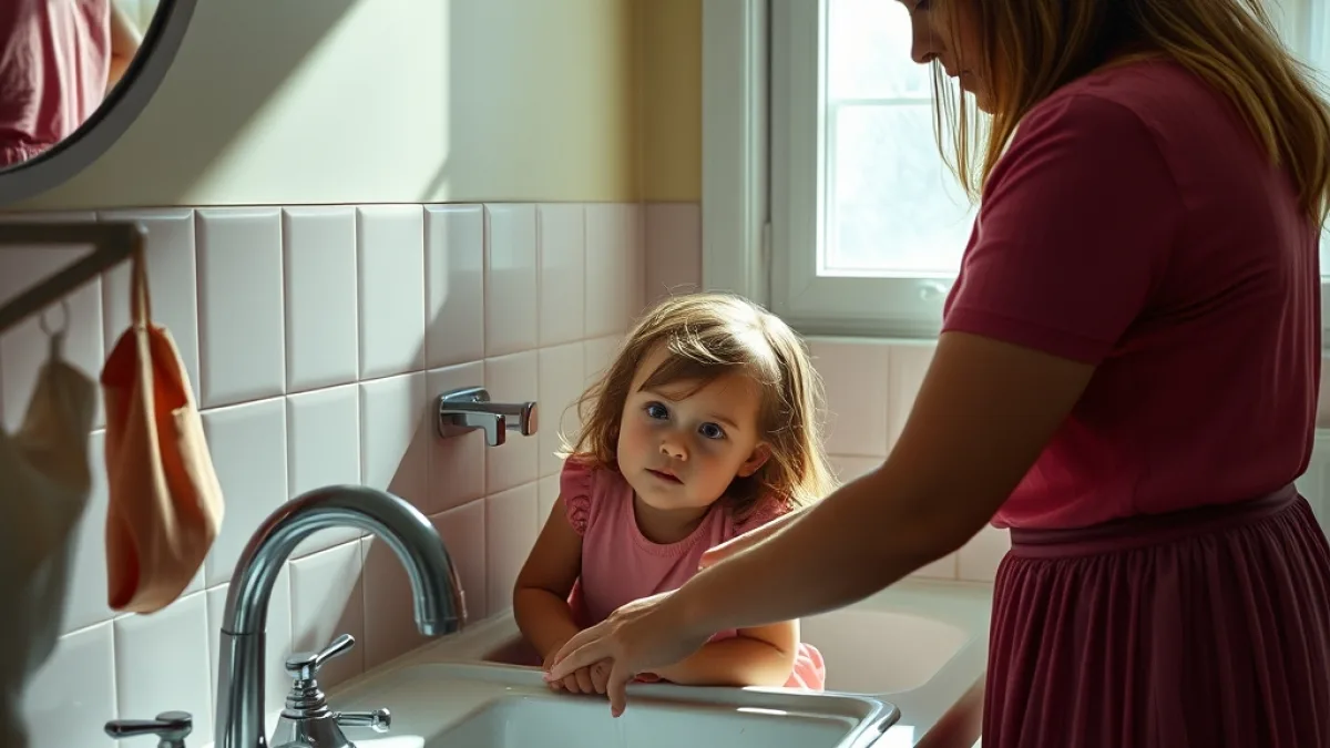 The Cruel Stepmother Forced My Daughter Into The Sink