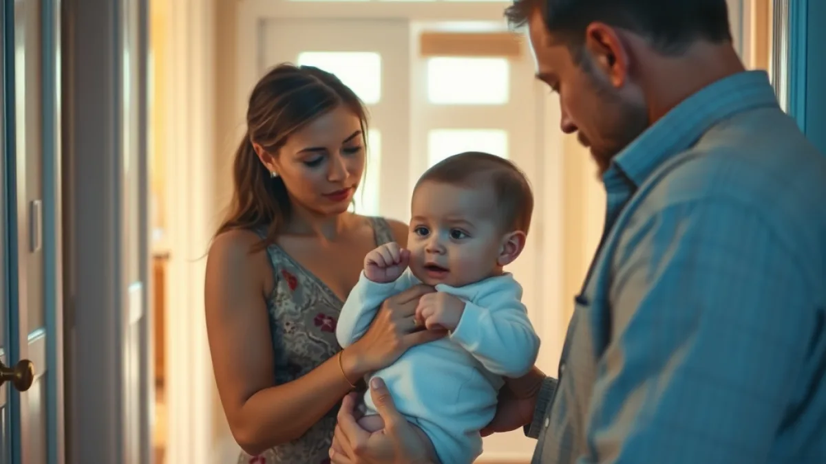 He Found His Spoiled Wife Abusing Their Baby In The Foyer - Viral Story