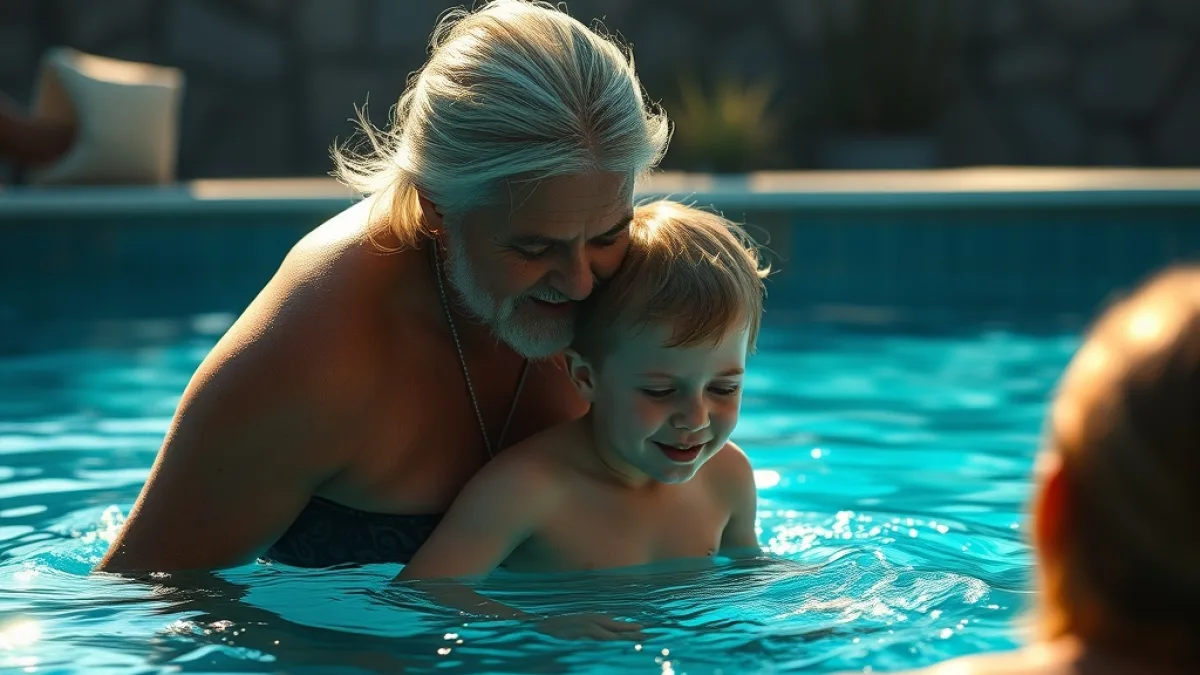 He Found His Mother Pushing His Son Into The Deep Pool - Viral Story