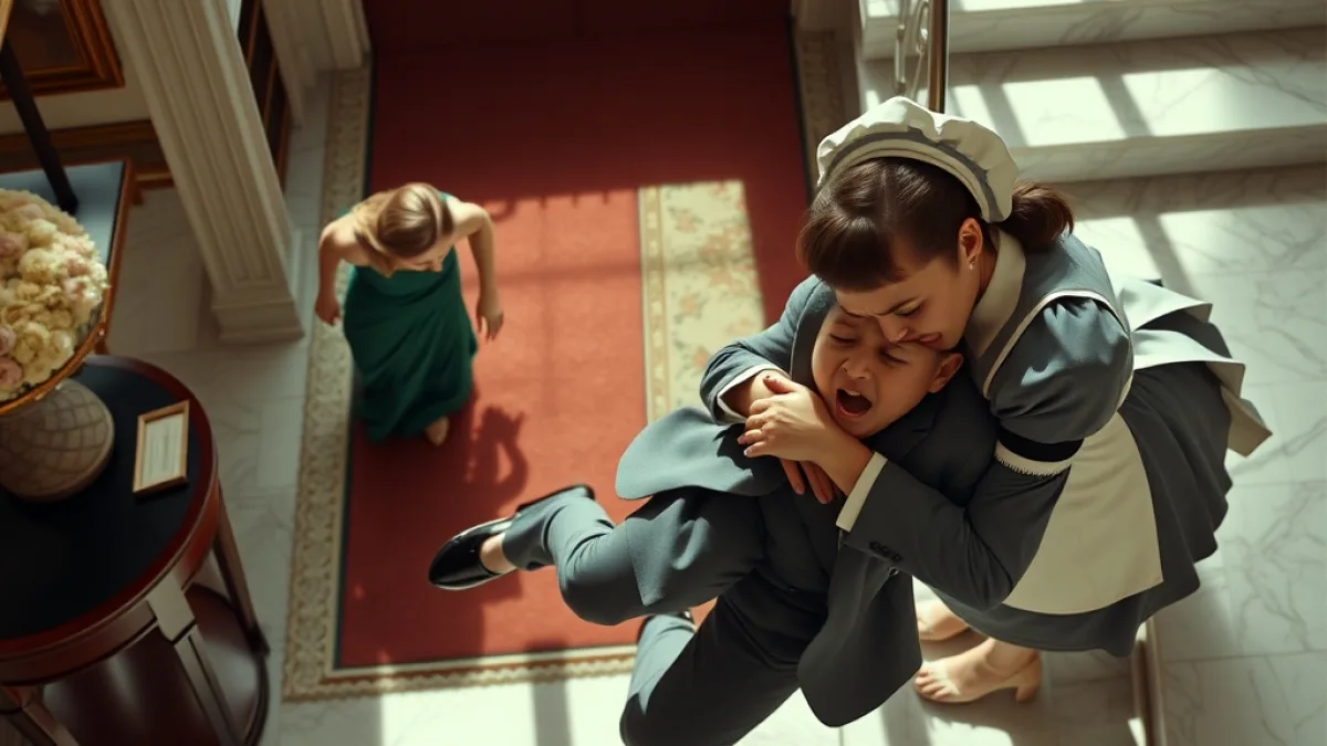 The Rich Stepmother Pushed The Boy Down The Stairs - Viral Story
