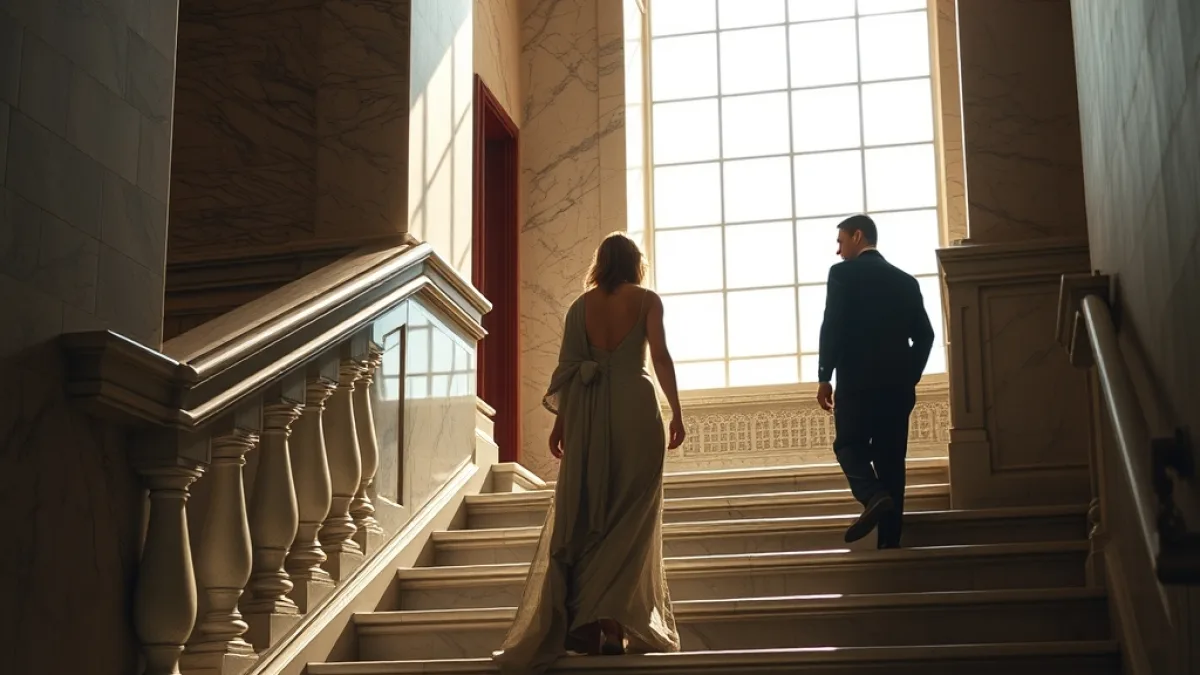 The Whispers on the Marble Stairs