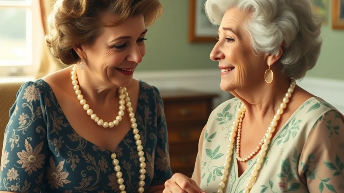 Her Stepmother Cut Her Pearls Until Her Husband Stepped In