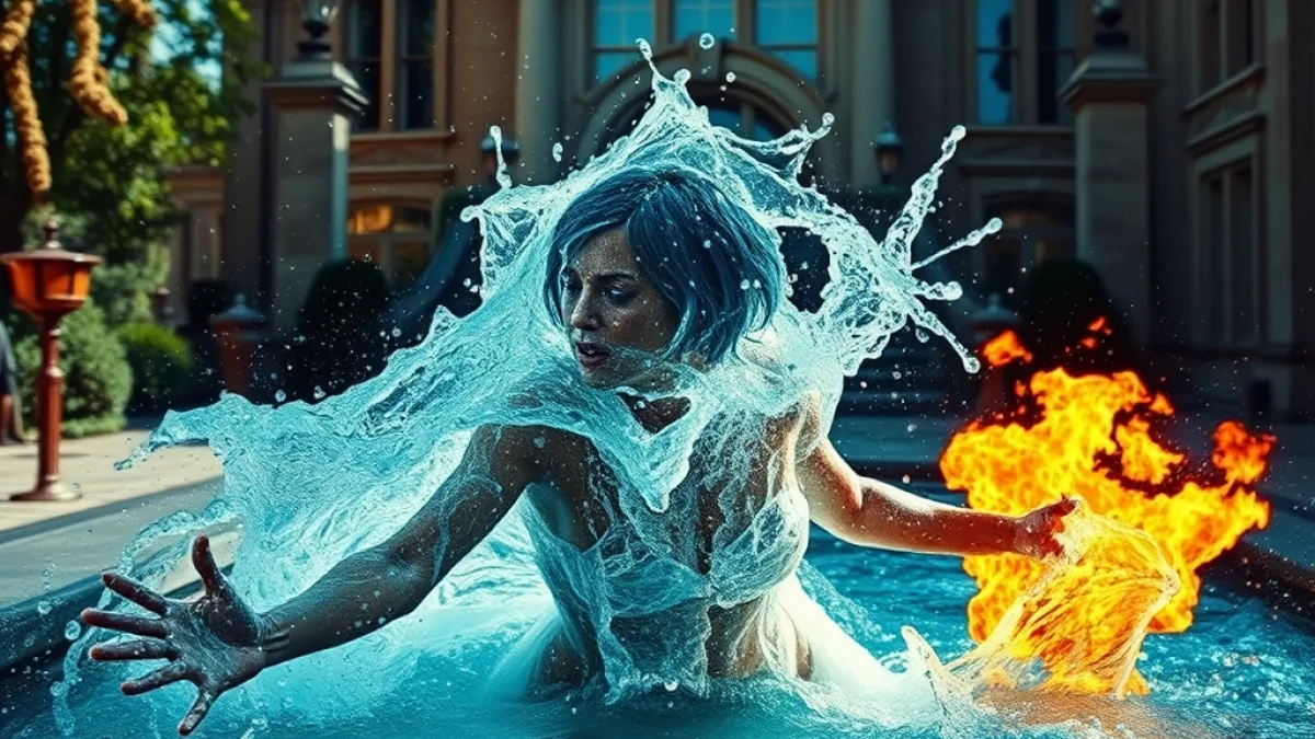 The Deadly Splash At The Mansion
