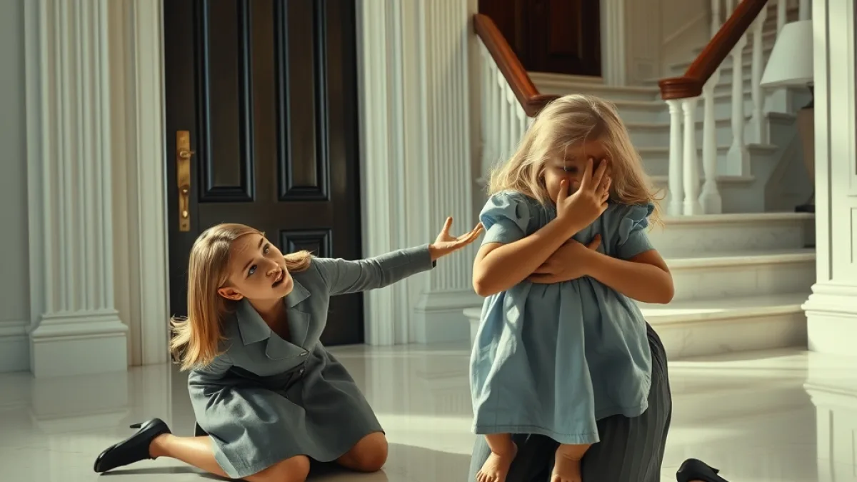 The Maid Caught The Falling Child But Faced Cruel Accusations