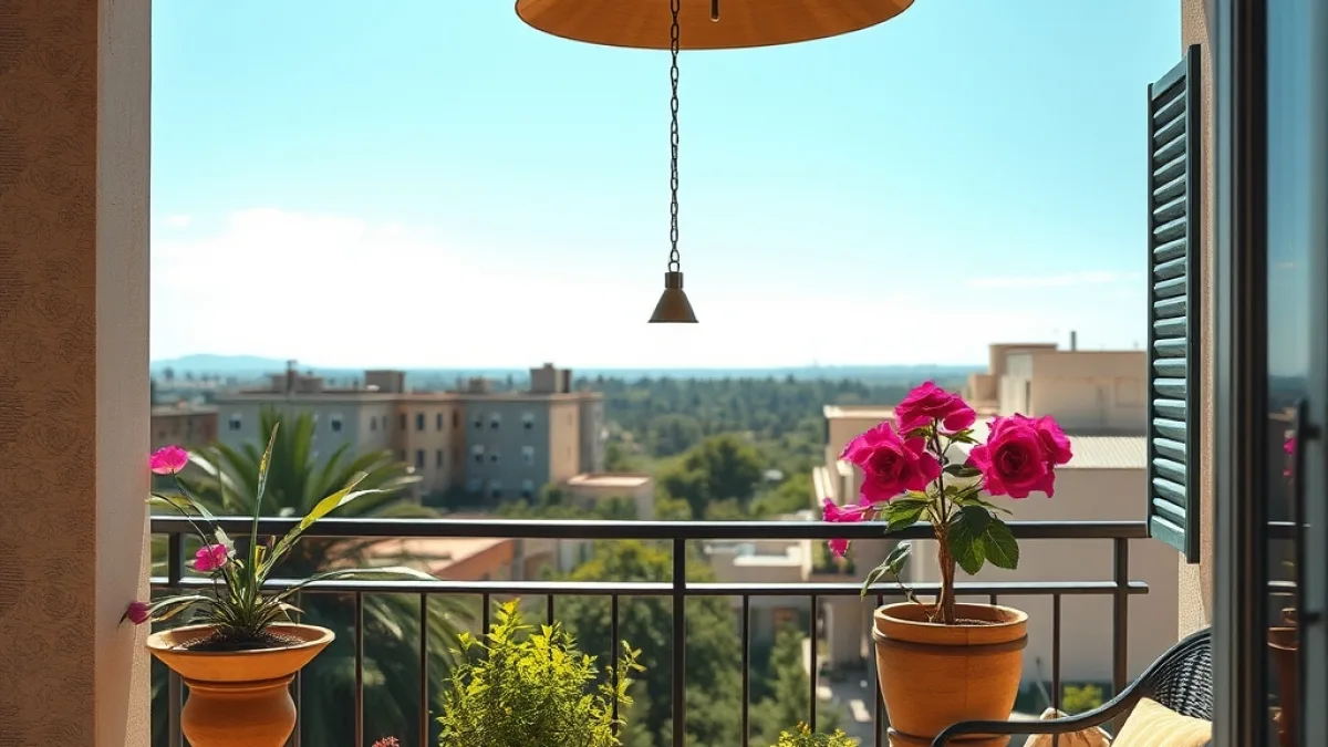 The Pendant on the Balcony