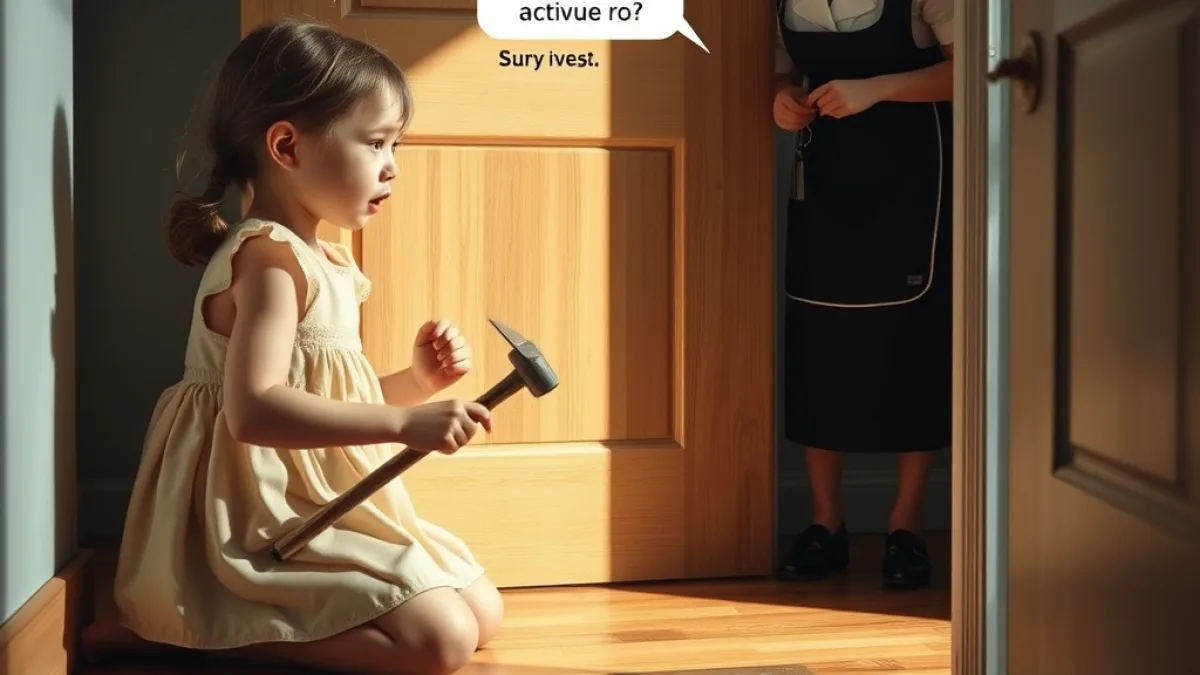 Little Girl Finds Her Trapped Mother Beneath The Floorboards