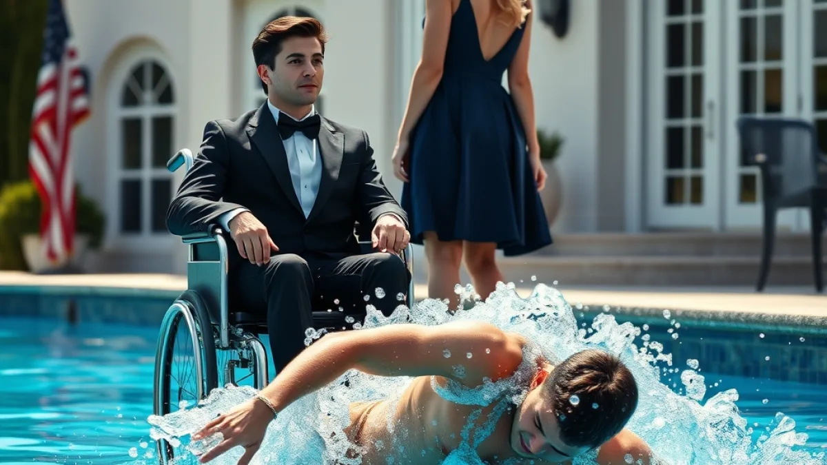 His Stepmother Watched Him Fall Into The Mansion Pool Today
