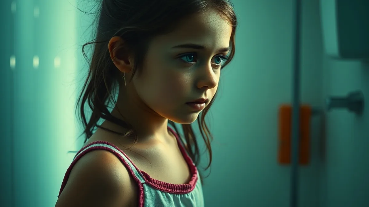 A Cruel Woman Burned a Little Girl in the Bathroom