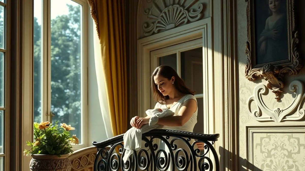 A Cruel Woman Threw a Baby Off the Mansion Balcony