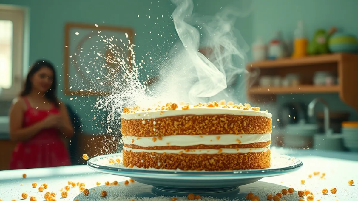 When the Cake Crashed and Saved a Life