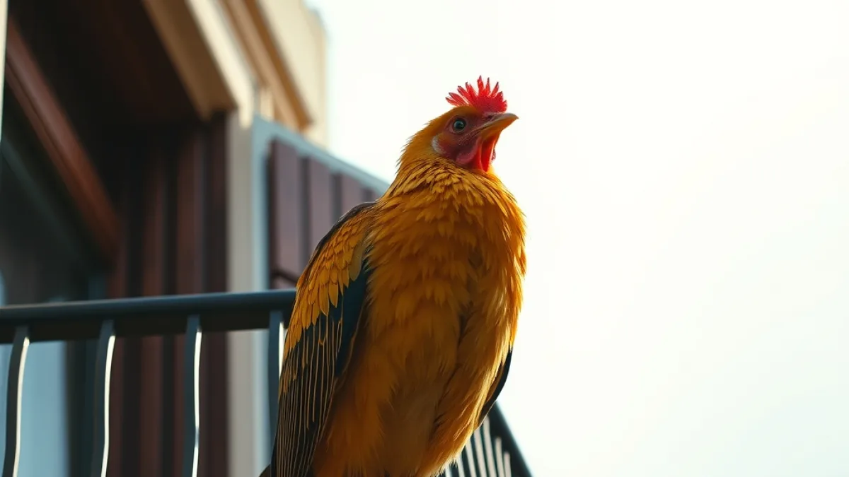 The Golden Heir Dropped From The Balcony