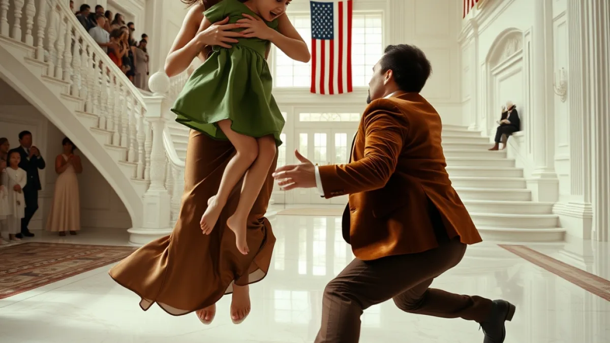 A Father Protects His Daughter From A Evil Stepmother