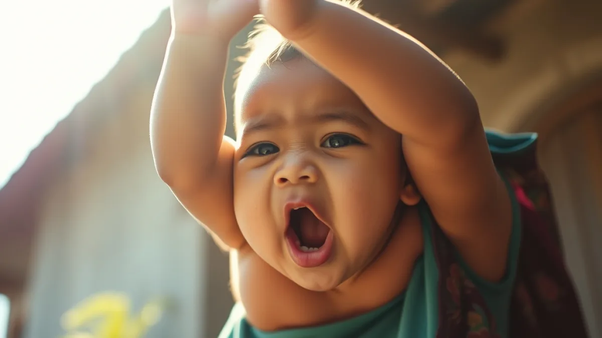 When A Desperate Mother Tossed Her Innocent Baby Into The Air