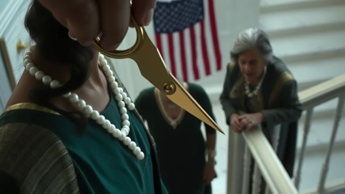 The Hidden Secret Behind The Broken White Pearl Necklace