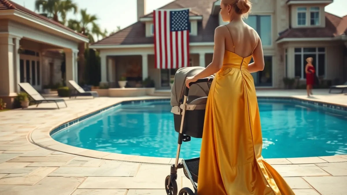 A Wealthy Stepmother Pushed The Baby Into The Pool