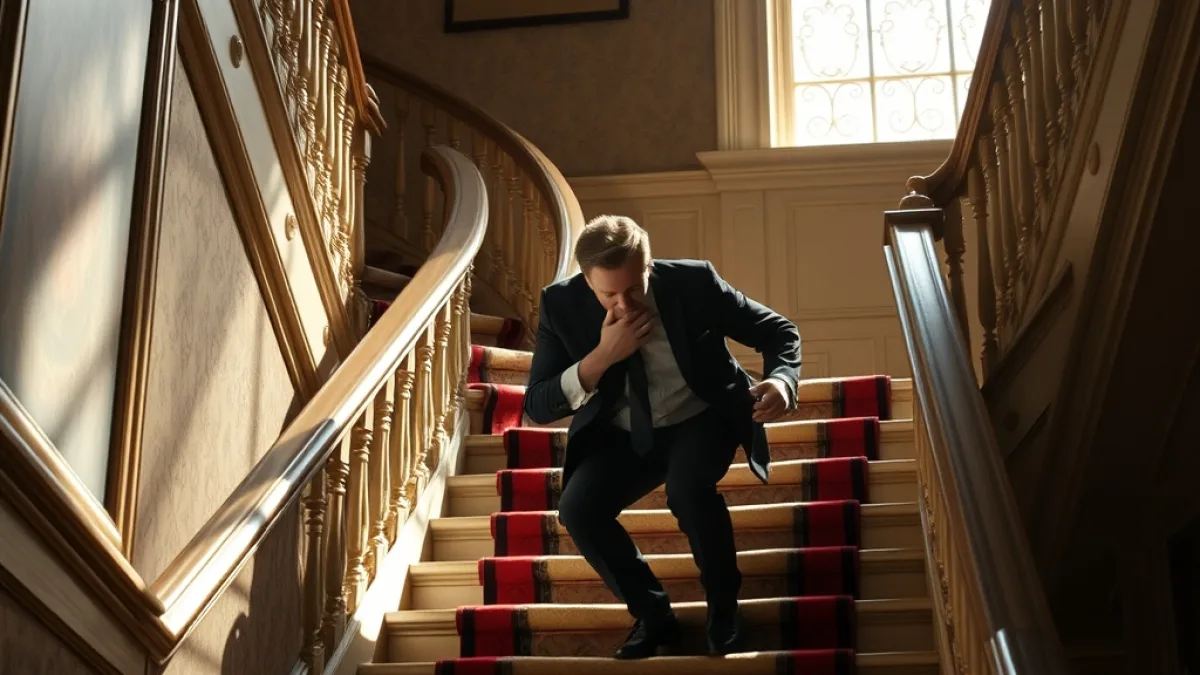 The Secret Heir Pushed Down The Dallas Mansion Staircase