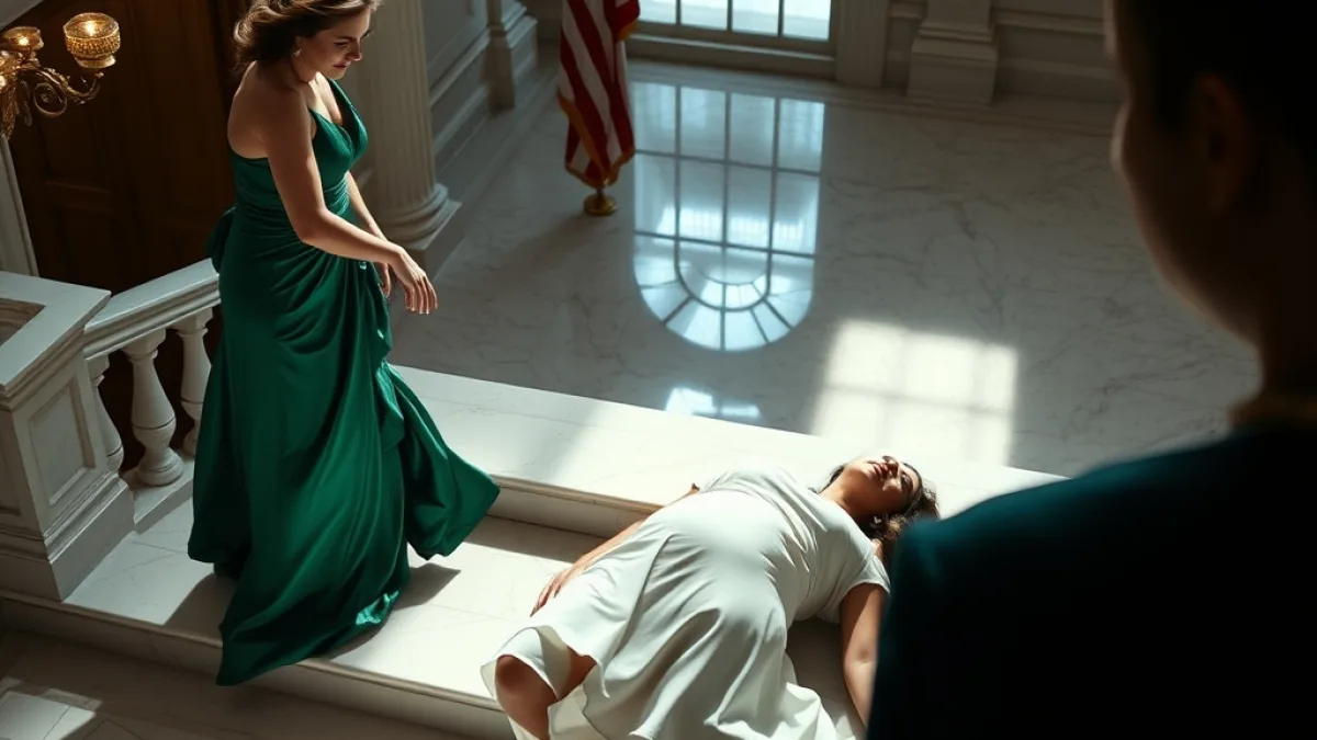 The Pregnant Heiress Was Forced Down The Grand Staircase