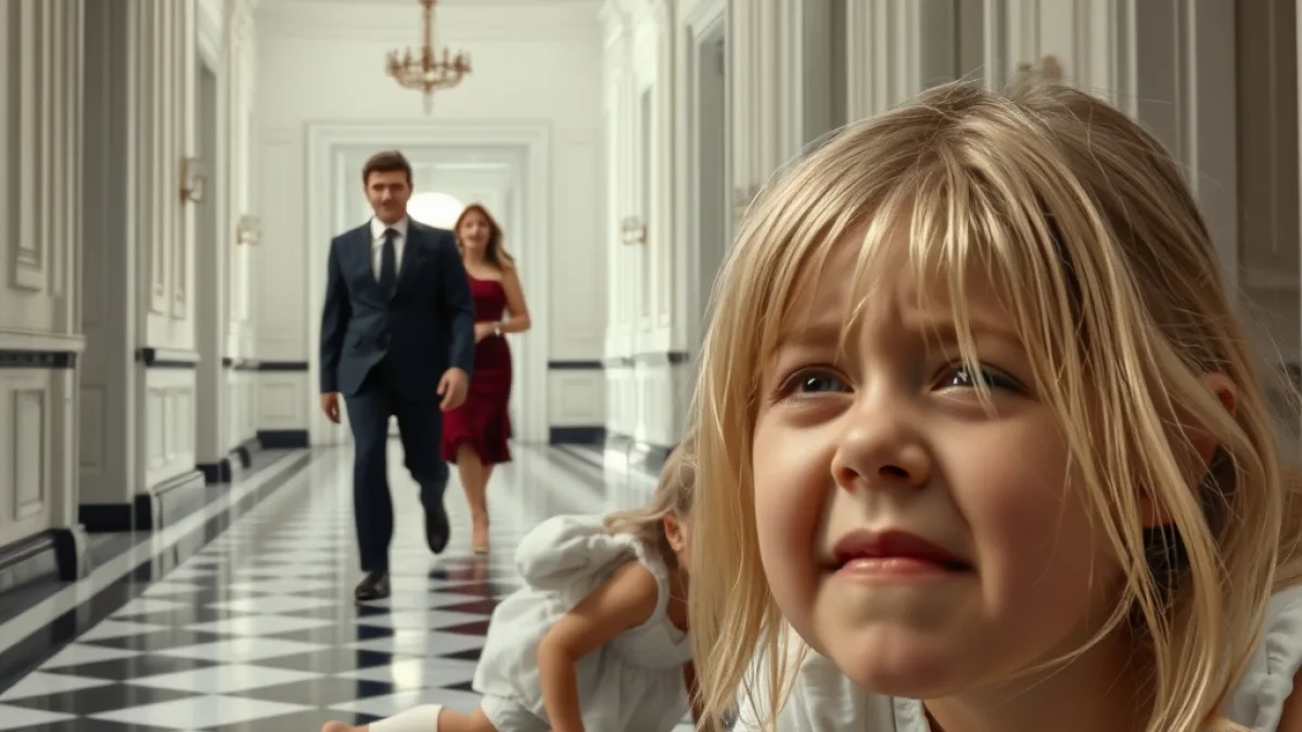 A Daughter Crawls Across Marble To Save Her Brother