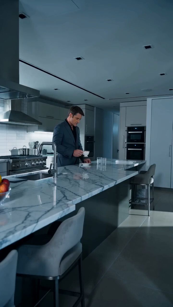 The Ashford Mansion overlooked the city skyline, its glass walls glowing beneath