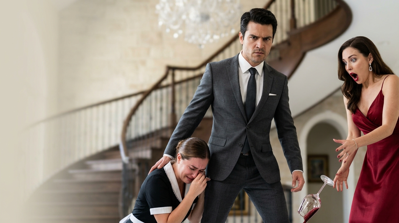 Her Husband Found Her Scrubbing Floors in His Luxury Mansion