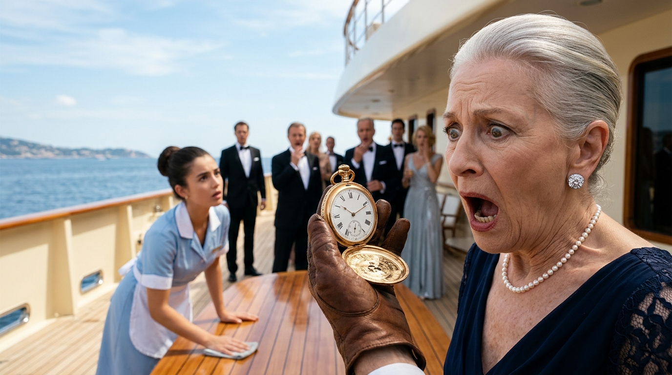 Her Boss Slapped Her Until He Saw The Gold Pocket Watch
