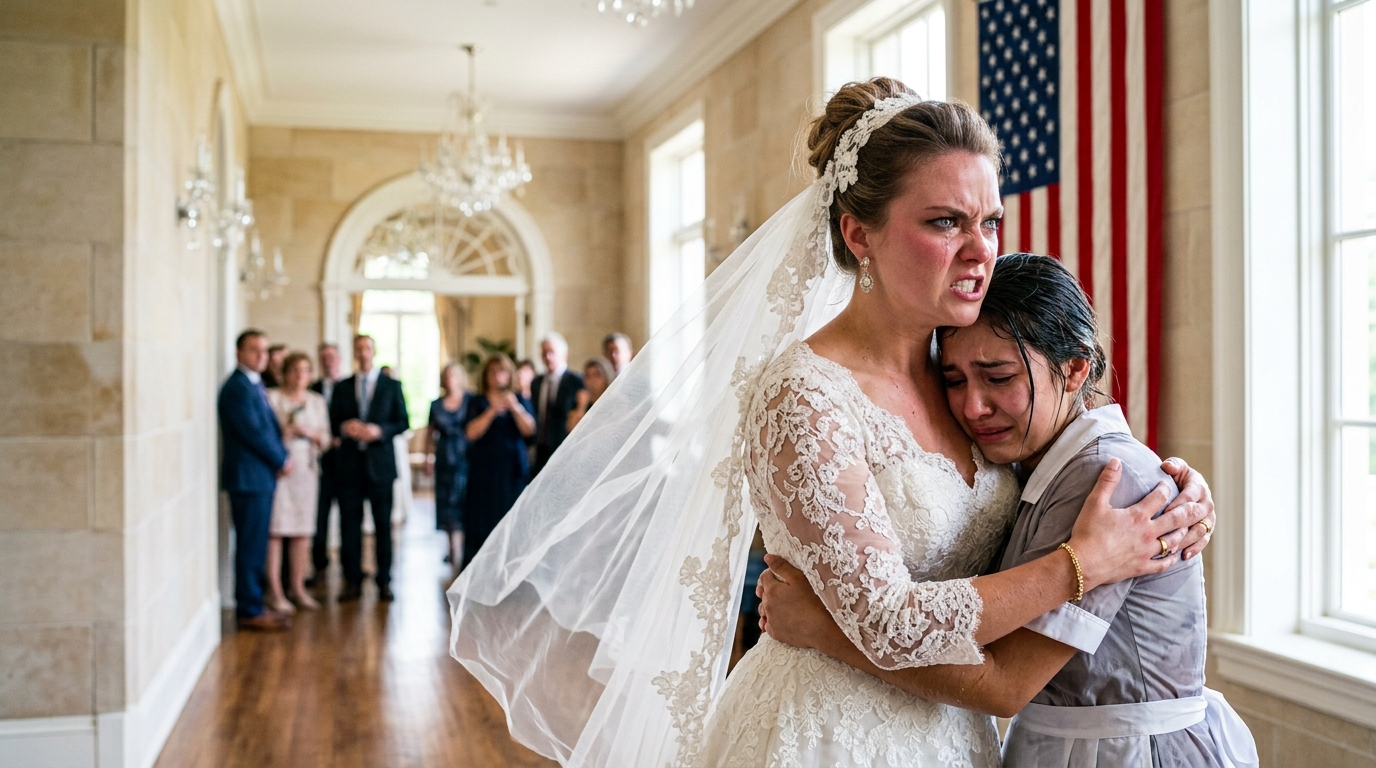 Her Cruel Mother In Law Splashed Water On The Maid Until The Bride Recognized The Locket