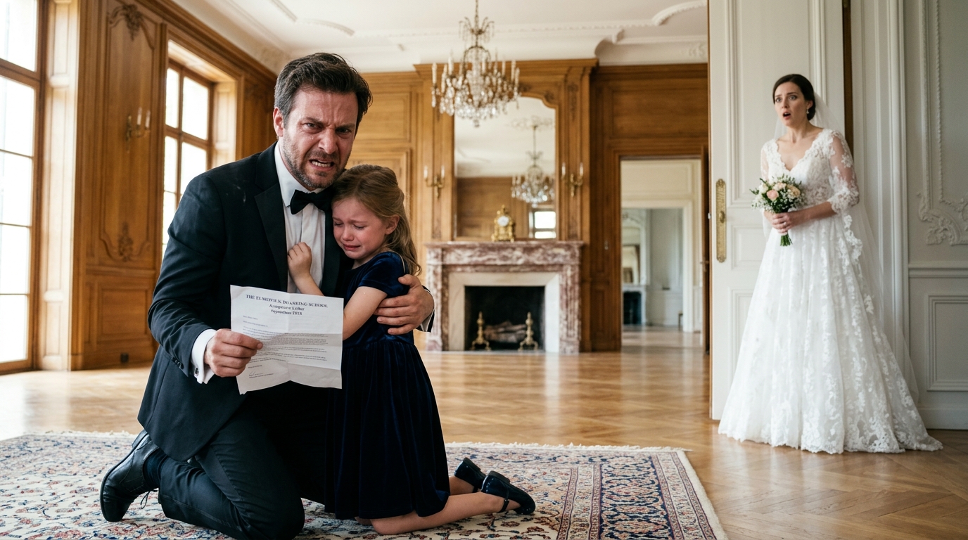 The Groom Found A Secret Letter Left On His Crying Daughter's Sofa - Viral Story