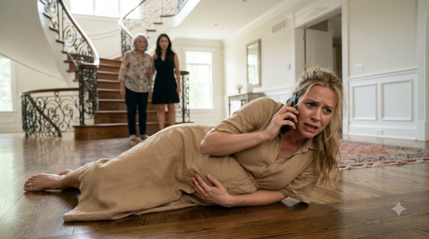 Her Stepmother's Daughter Pushed Her Down the Stairs But Didn't See the Phone