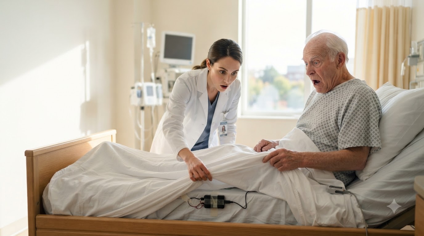 A Boy Smashed His Grandfather's Leg Cast With a Heavy Rock