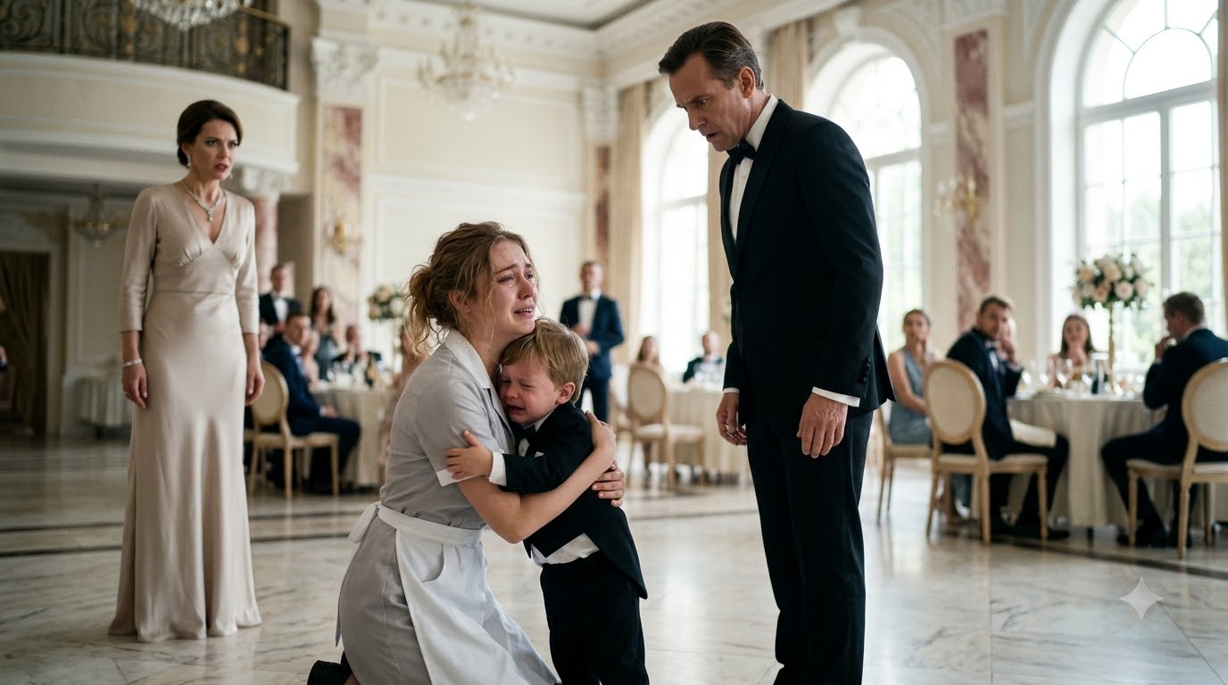 The Maid Recognized The Baby Blanket At My Billionaire Engagement Party