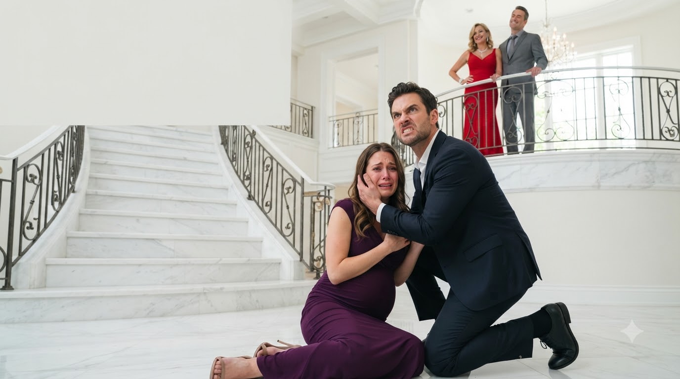Her Stepmother Pushed Her Down the Marble Stairs But didn't See Her Husband