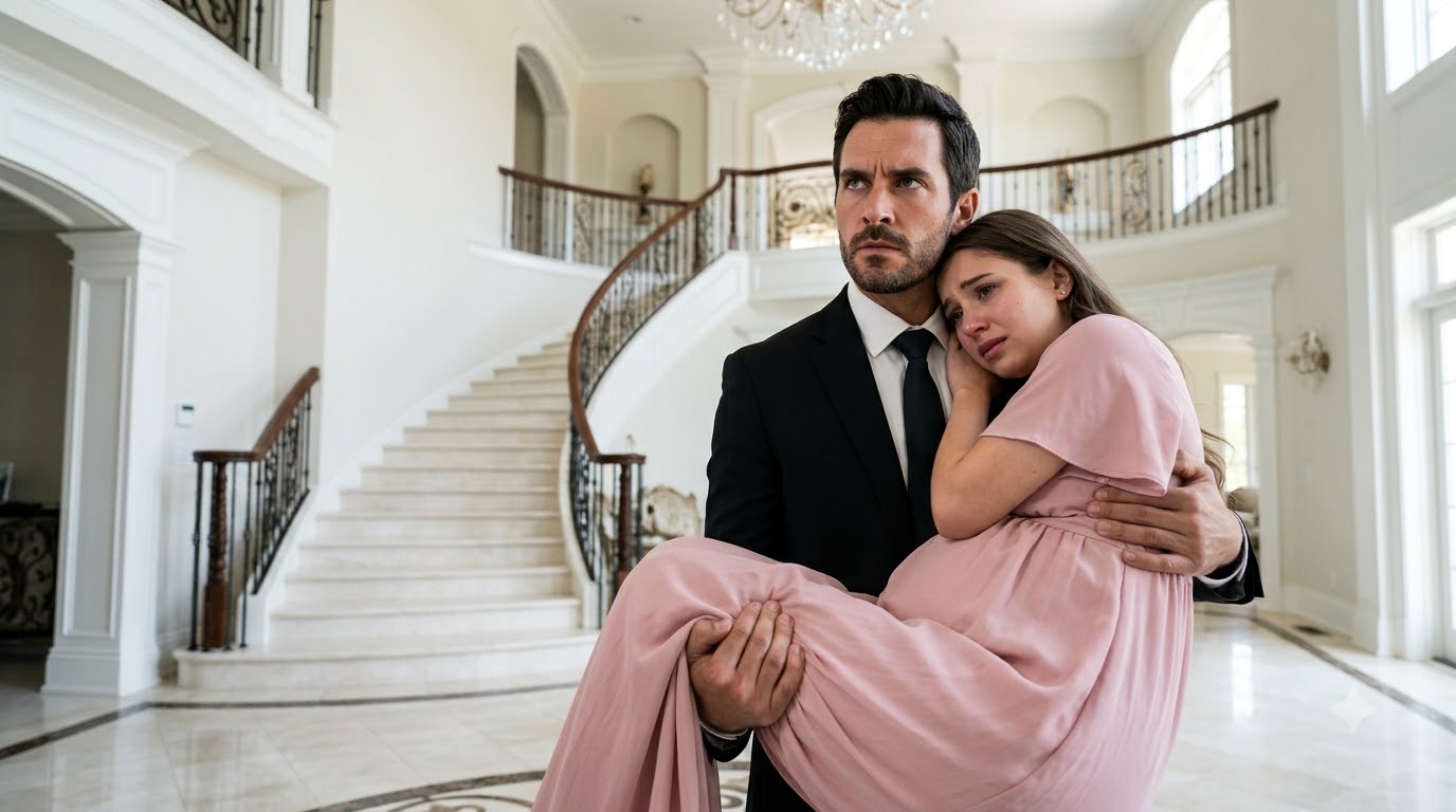 Pushed Down the Marble Stairs by My Mother-in-Law for Our Family Estate