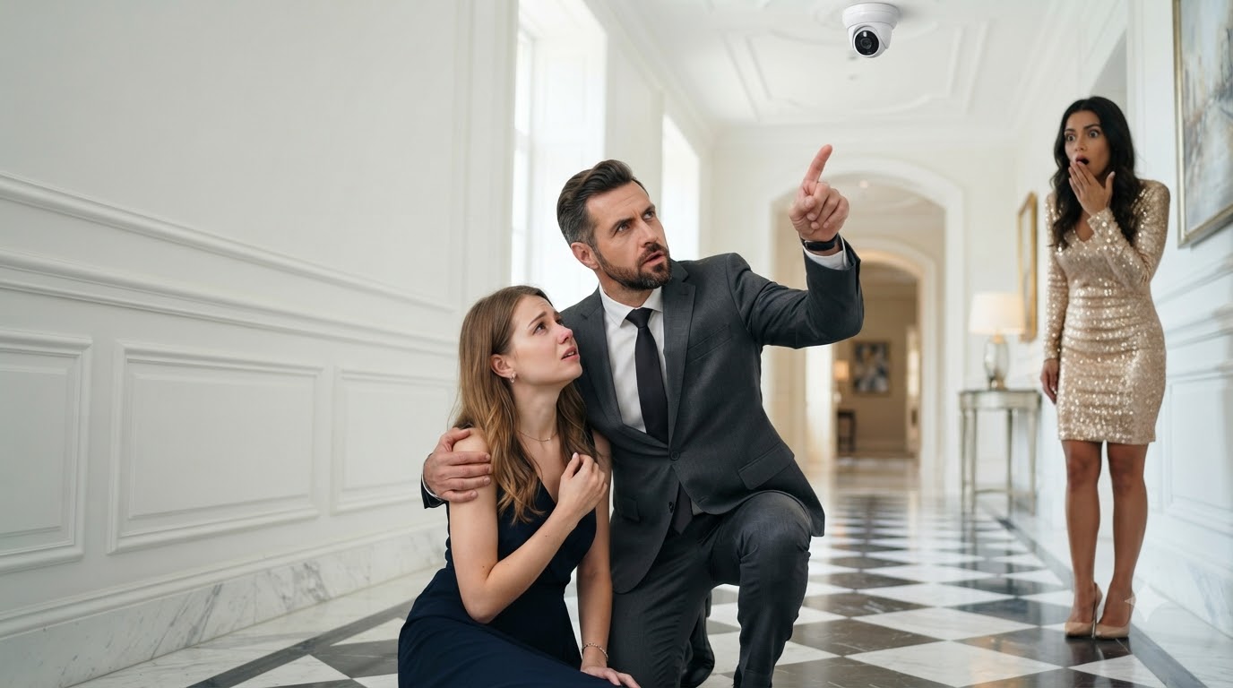 Her Stepmother Poured Wine On Her Dress Until He Pointed Up