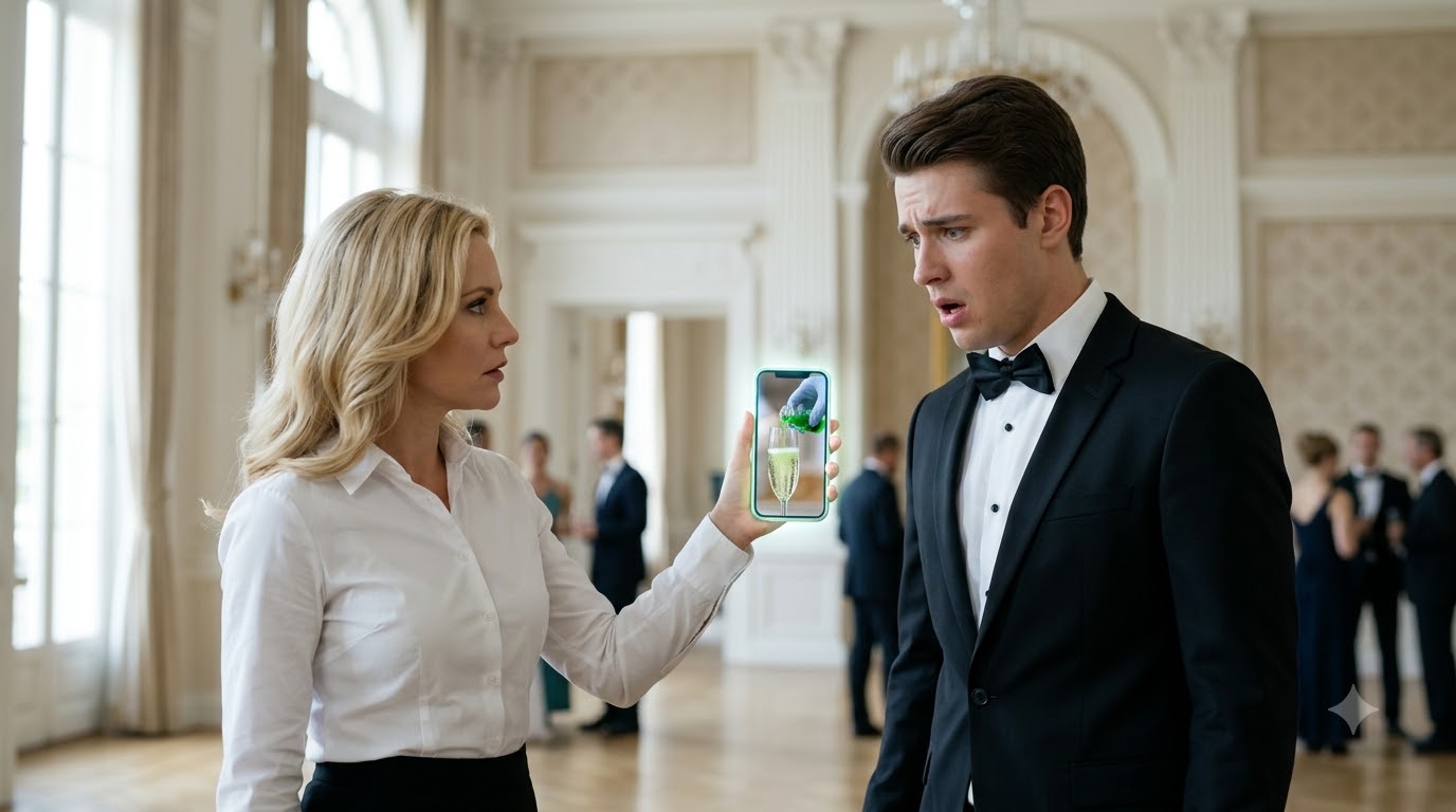 A Maid Stopped My Son From Drinking Champagne At His Gala