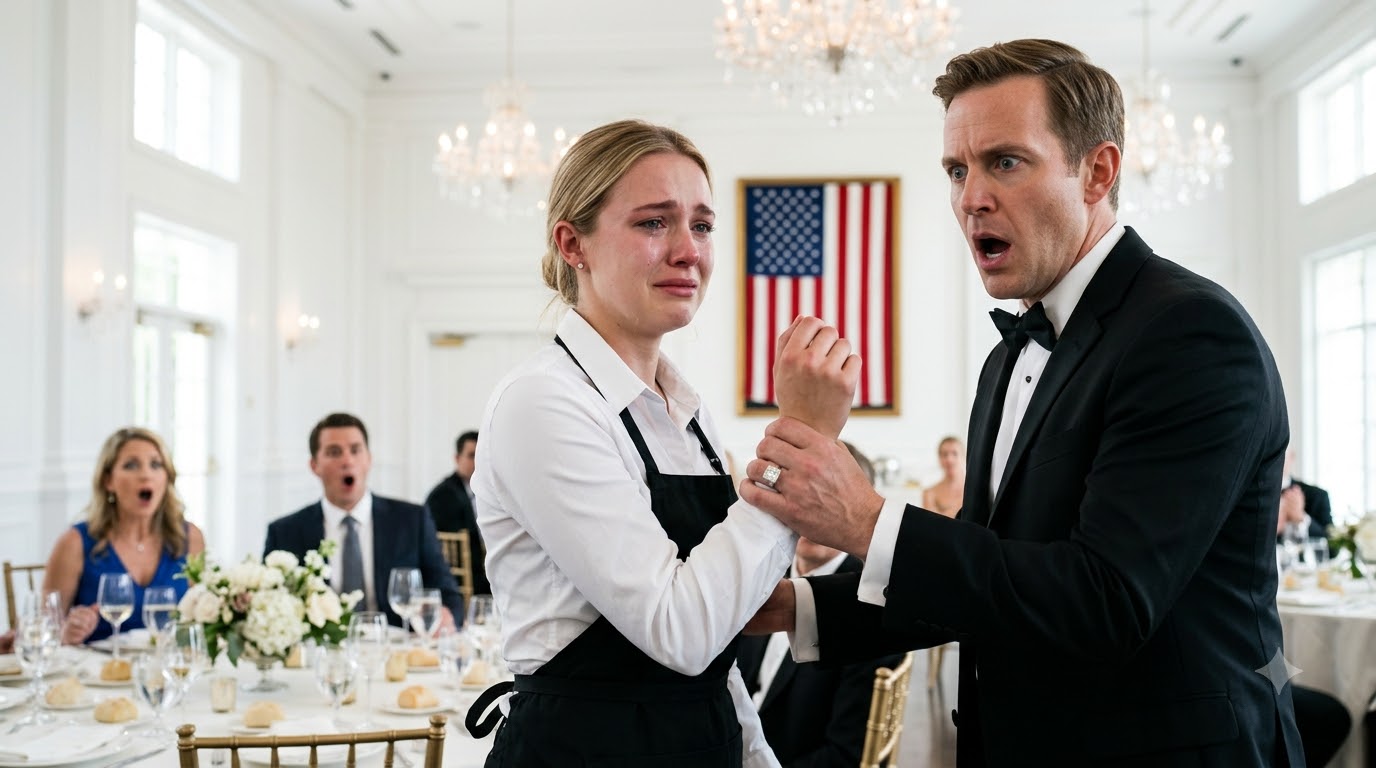 He Spotted His Late Wife's Diamond Ring On A Ballroom Server
