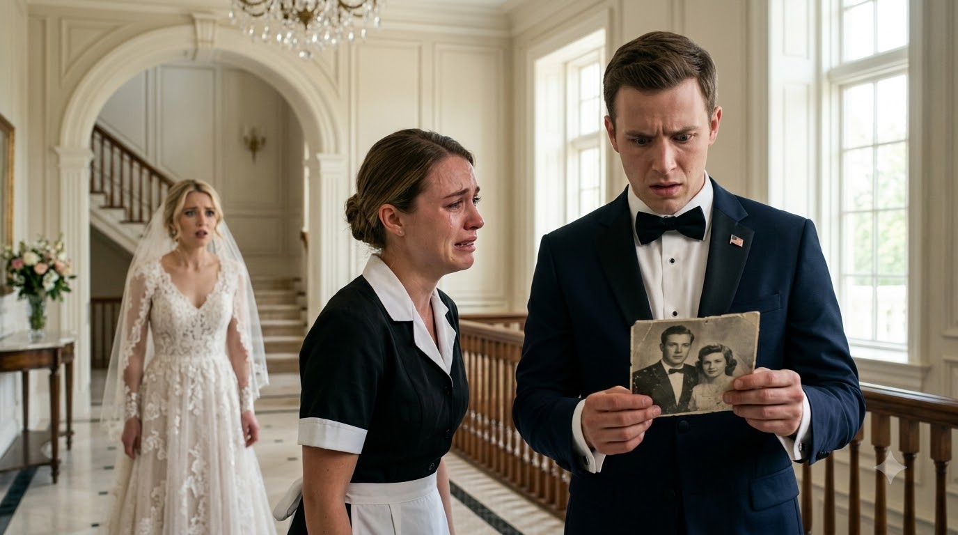 The Maid Interrupted The Wedding With A Photo Of The Groom's Father